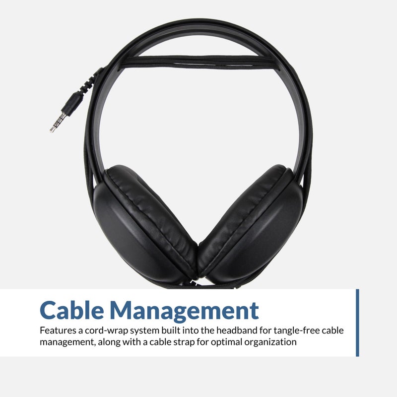 Cyber Acoustics سايبر أكوستكس سماعات خفيفة الوزن 3.5 مم - رائعة للاستخدام مع الهواتف المحمولة، الأجهزة اللوحية، أجهزة الكمبيوتر المحمولة، أجهزة الكمبيوتر الشخصية، أجهزة ماك (ACM-4004) - Image 5